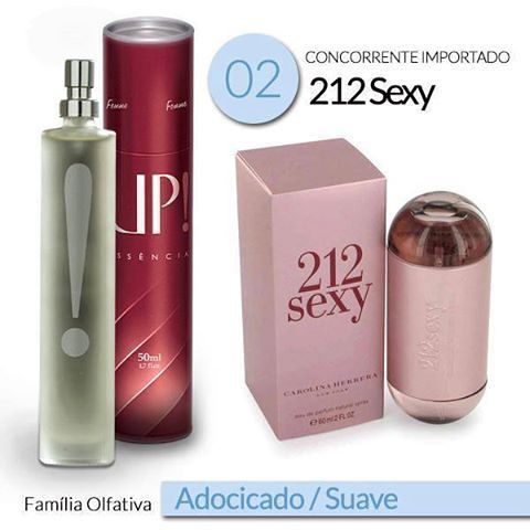 Perfume Importado Feminino Sexy 212 Carolina Herrera – Up Essência 02 New York