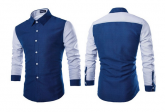Camisa de manga longa Casual Slim Fit